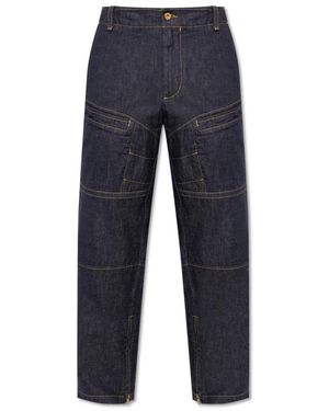 Moncler Straight Jeans - Blue