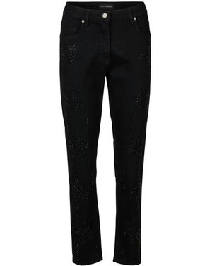 Doris Streich Slim-Fit Jeans - Zwart