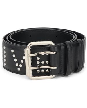 Givenchy Leren Riem Met Studs - Zwart