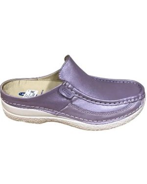 Wolky Schoenen ,Paars ,Wol Roll Slide