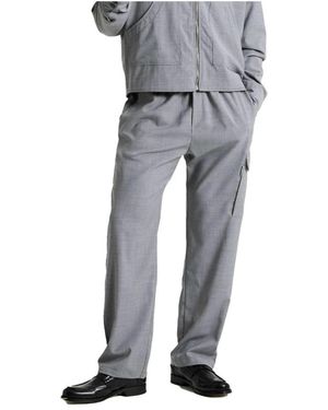 FAMILY FIRST Straight Trousers - Grey