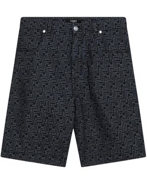 Fendi Denim Shorts - Blue