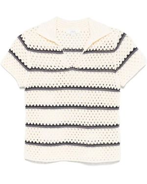 Vince V-Neck Knitwear - Naturel