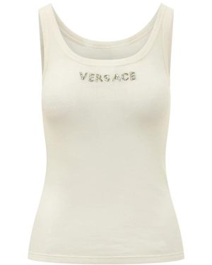 Versace Tops ,Sleeveless Tops - Wit