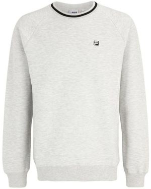 Fila Hoodies & Sweatvesten ,Grijs ,Katoen Sweatshirts & Hoodies - Wit