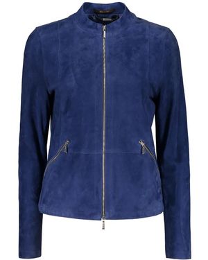 Moorer Leather Jackets - Blu