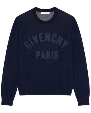 Givenchy Paris Knit Sweater - Blauw