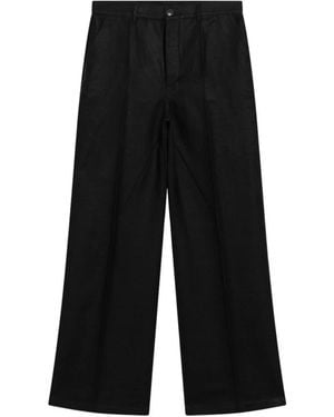 Rick Owens Wide Trousers - Negro