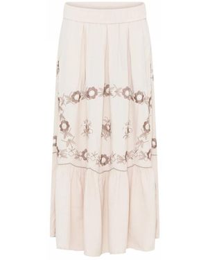 GUSTAV Maxi Skirts - Naturel