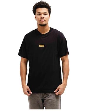 Versace Jeans Couture Schwarzes logo regular t-shirt