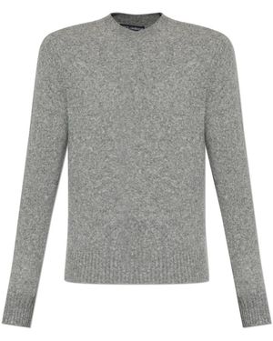 Dolce & Gabbana Pullover Mit Rundhalsausschnitt - Grau