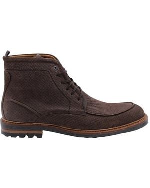 Floris Van Bommel Lace-Up Boots - Brown
