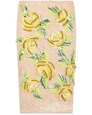 Des Phemmes Pencil Skirts - Yellow