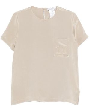 Max Mara T-Hemden - Naturel