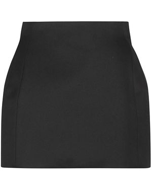 Wardrobe NYC Rhw Sculpted Skirt Mini - Schwarz