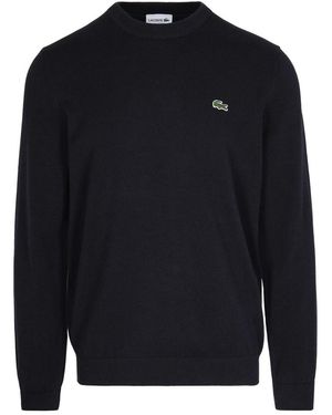 Lacoste Round-Neck Knitwear - Blue