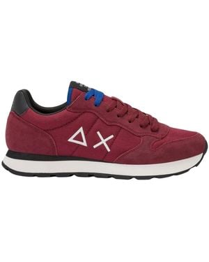 Sun 68 Tom Solid Sneaker - Rot