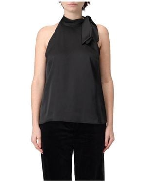 Theory Sleeveless Tops - Black