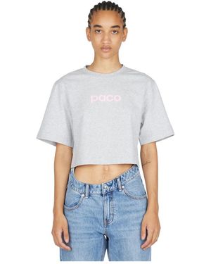 Rabanne T-Shirts - Blue