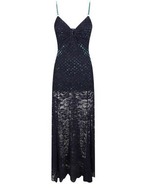 Rabanne Kleedjes ,Blauw ,Strap Jurk
