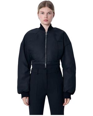 Sportmax Bomber Jackets - Blue
