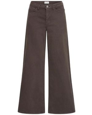 Ichi Wide Jeans - Marrón