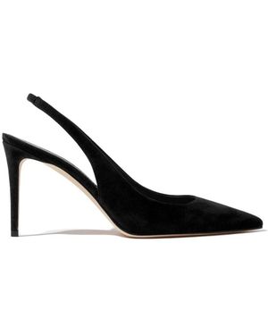 SCAROSSO Heeled Mules - Black