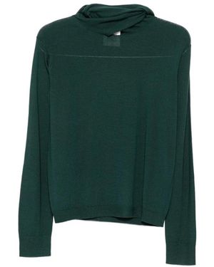 Semicouture Round-Neck Knitwear - Vert