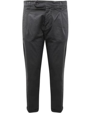 Officina 36 Slim-Fit Trousers - Grey
