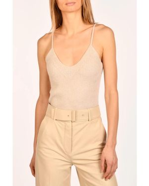 JOSEPH Sleeveless Tops - Natural