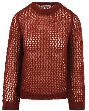 Attic And Barn Round-Neck Knitwear - Red