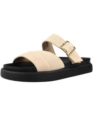 Clarks Schoenen ,Leer Aristella Mule - Zwart