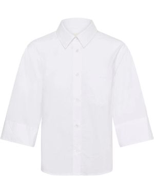 Part Two Overhemden ,Wit ,Katoen T-Shirt