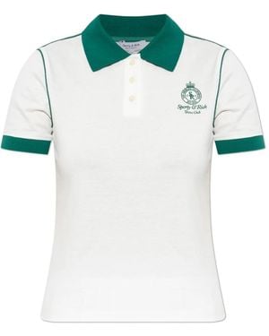 Sporty & Rich Polo Shirts - Green