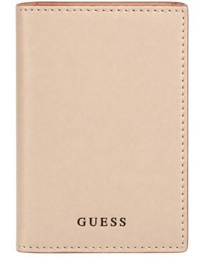 Guess Accessoires ,Leer Portacarte - Naturel