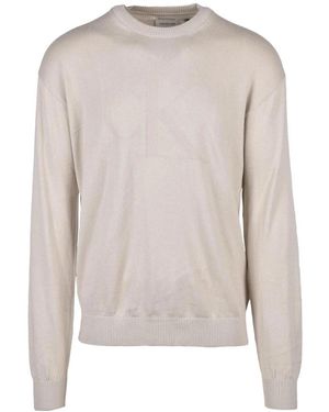 Calvin Klein Maglioncino Girocollo - Grijs