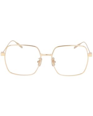 Givenchy Vierkante Metalen Montuur Brillen - Metallic