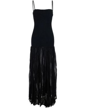 Hunza G Long Dress Hybrid - Black
