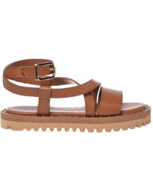 Baldinini Flat Sandals - Brown