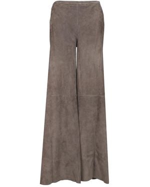 forte_forte Wide Trousers - Brown