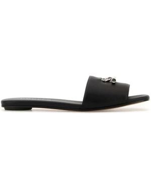 McQueen T-Bar Slide Sandale - Schwarz