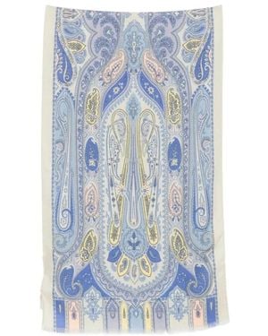 Etro Winter Scarves - Bleu