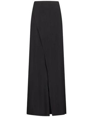 Blumarine Rokken ,Zwart ,Twill Broek Voor Stijlvolle Look