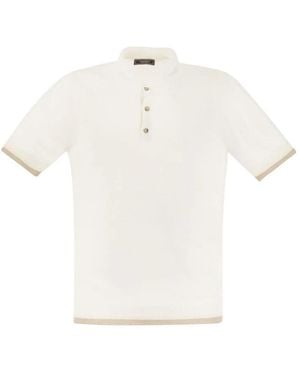 Peserico Strickware Mit Segelkragen - Weiß