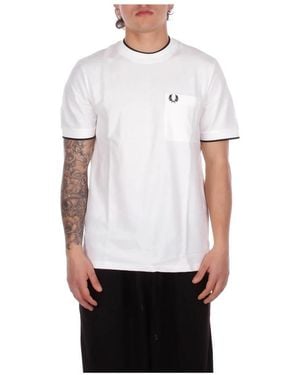 Fred Perry T-Shirts - White