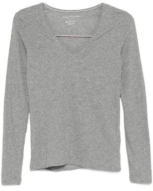 Majestic Filatures Kaschmir-Mix Pullover Grigio Aw25 - Grau