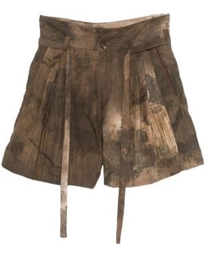 Ziggy Chen Casual Shorts - Brown