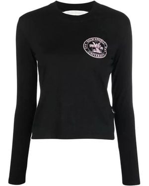 Palm Angels Long Sleeve Tops - Nero
