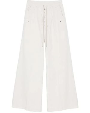 Rick Owens Wide Trousers - Bianco