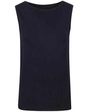 Majestic Filatures Sleeveless Tops - Blue
